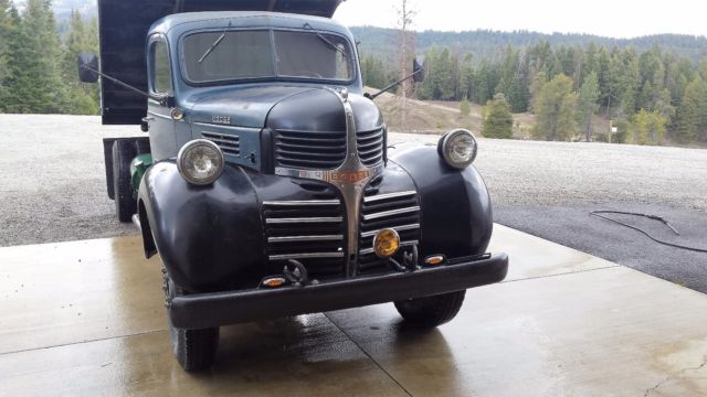 1941 Dodge Truck with Dumpbox, not restored, driver, with add'l running gear 1941 Dodge Ton and a half dump truck
