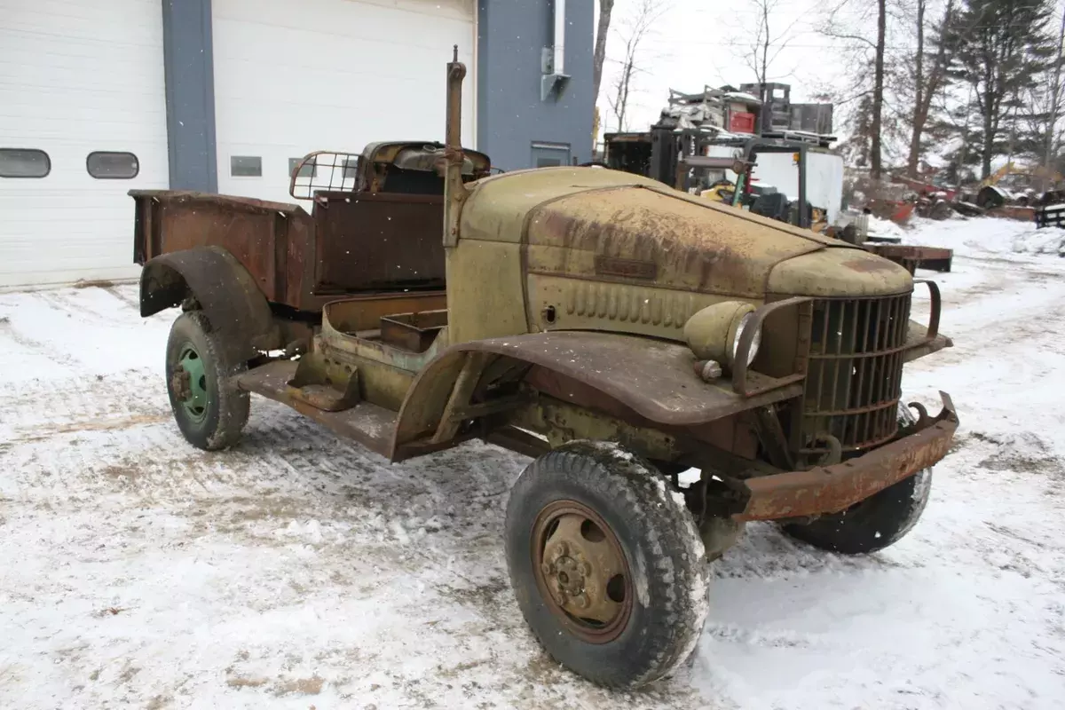 1941 Dodge WC-21 Weapons Carrier Dump Truck 1/2 Ton 6cyl Running Project 1941 Dodge WC21