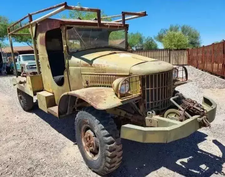 1941 Dodge WC25 Custom 4x4 Hardtop Winch Truck RollingProject AZ Title 1941 Dodge Power Wagon
