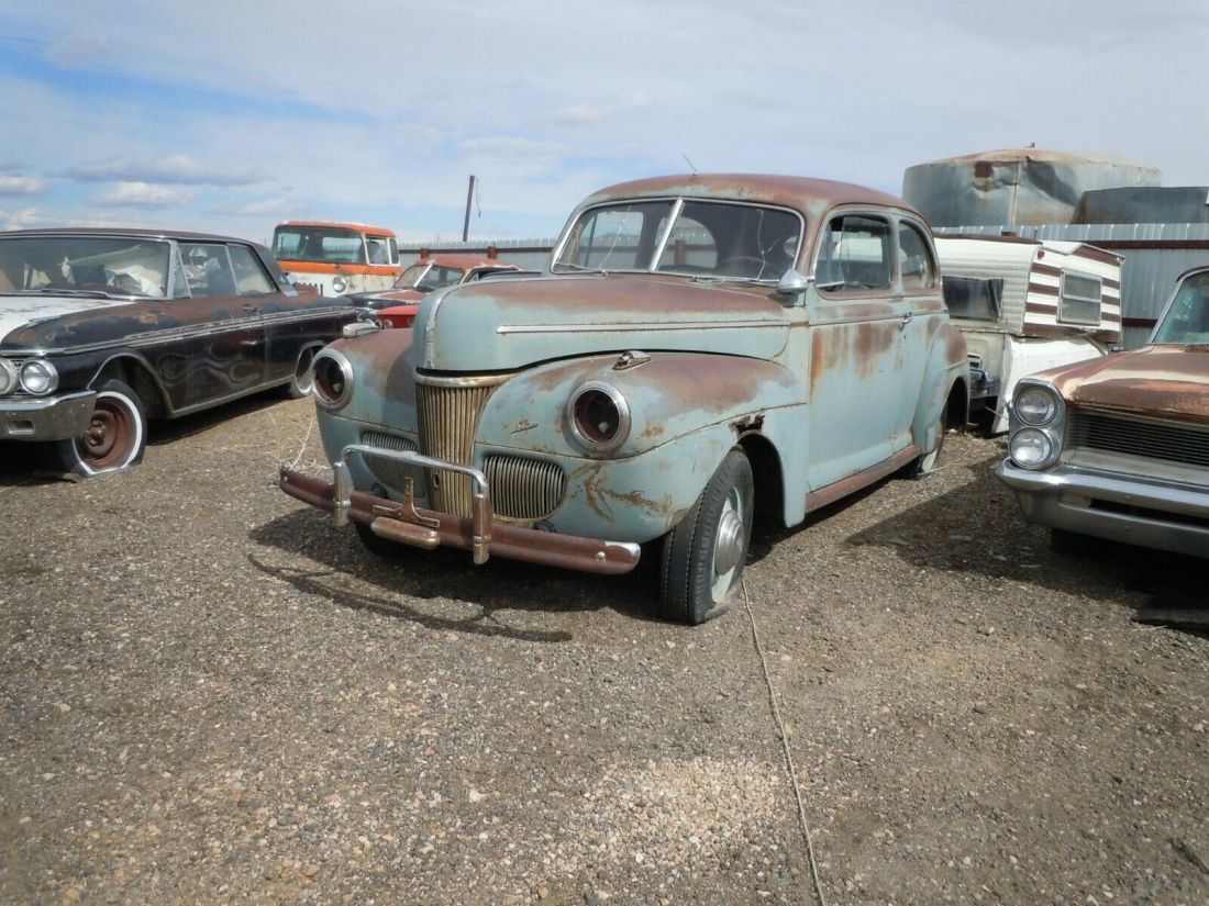 1941 Ford 2 Dr Sedan, Super Delux V8. All original! Orig Paint!. Great Project! 1941 Ford Super Deluxe