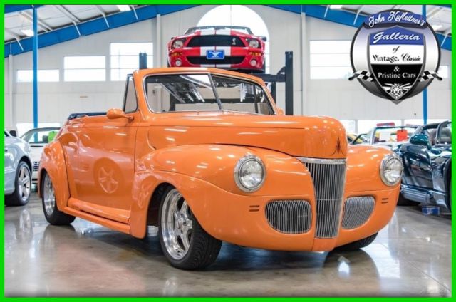 1941 Ford Convertible Coupe 383-cid V8 Automatic Steel Body 41 Street Rod 1941 Ford Convertible Coupe