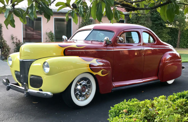 1941 Ford Coupe custom -40 year old build- repaint by Steves Auto Restorations 1941 Ford Coupe