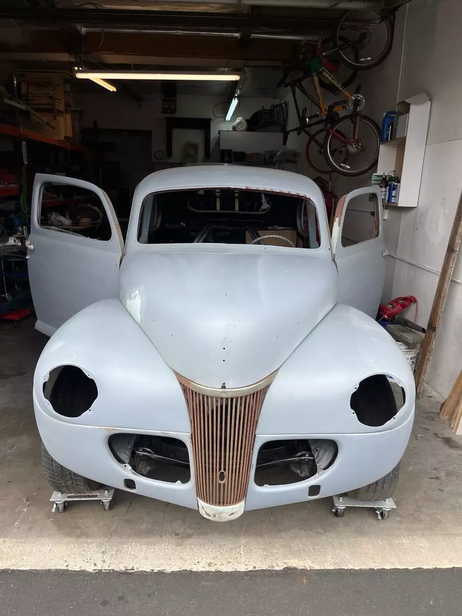 1941 Ford Coupe Sedan Grey 1941 Ford Coupe