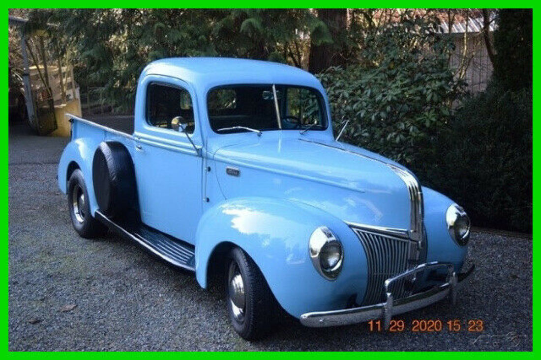 1941 Ford Pickup Rebuilt '49 Flathead 1,000 Mi 3-Spd Manual Oak Bed No Rust 1941 Ford Other Pickups