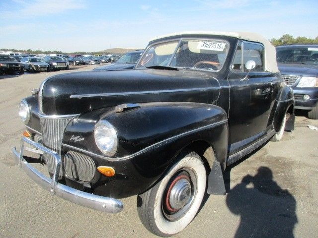 1941 Ford Super Deluxe Black Low Mileage 1941 Ford Super Deluxe