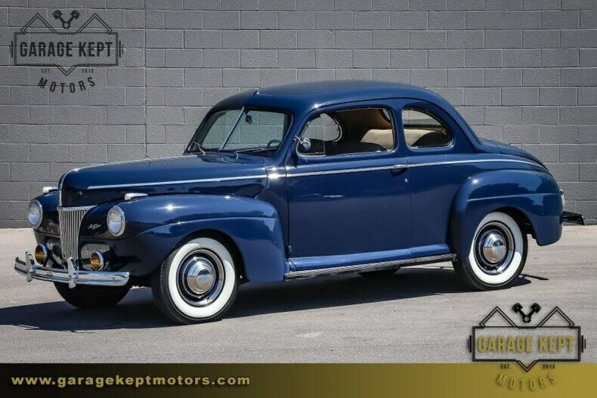 1941 Ford Super Deluxe Blue Coupe 221ci Flathead V8 76274 Miles 1941 Ford Other