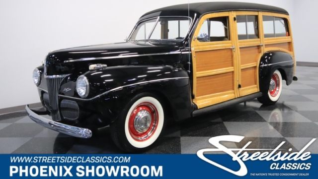 1941 Ford Super Deluxe Woody Wagon Station Wagon 350 V8 4 Speed Automatic Classi 1941 Ford Other Woody Wagon