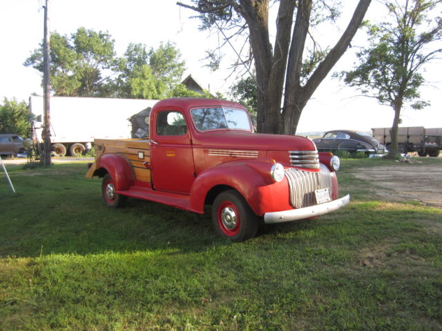 1941 HALF TON CHEVROLET PICKUP TRUCK 1942 1945 1946 216CI 4 SPEED 1941 Chevrolet Other Pickups