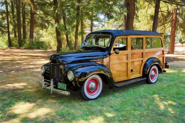 1941 International Harvester WOODY Station Wagon NUT AND BOLT FRAME OFF RESTORE 1941 International Harvester Model K wagon