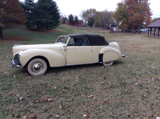 1941 Lincoln Continental Convertible. V12 Motor Runs GREAT!!!!!! 1941 Lincoln Other