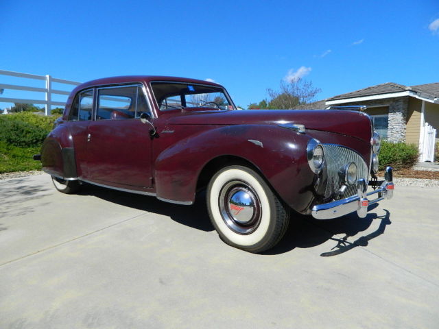 1941 Lincoln Excellent restoration project,barn find good runner great interior 1941 Lincoln Continental