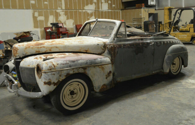 1941 MERCURY CONVERTIBLE RESTO RAT HOT ROD STREET CUSTOM VTG SCTA MOD MERC FORD 1941 Mercury MERCURY EIGHT CONVERTIBLE