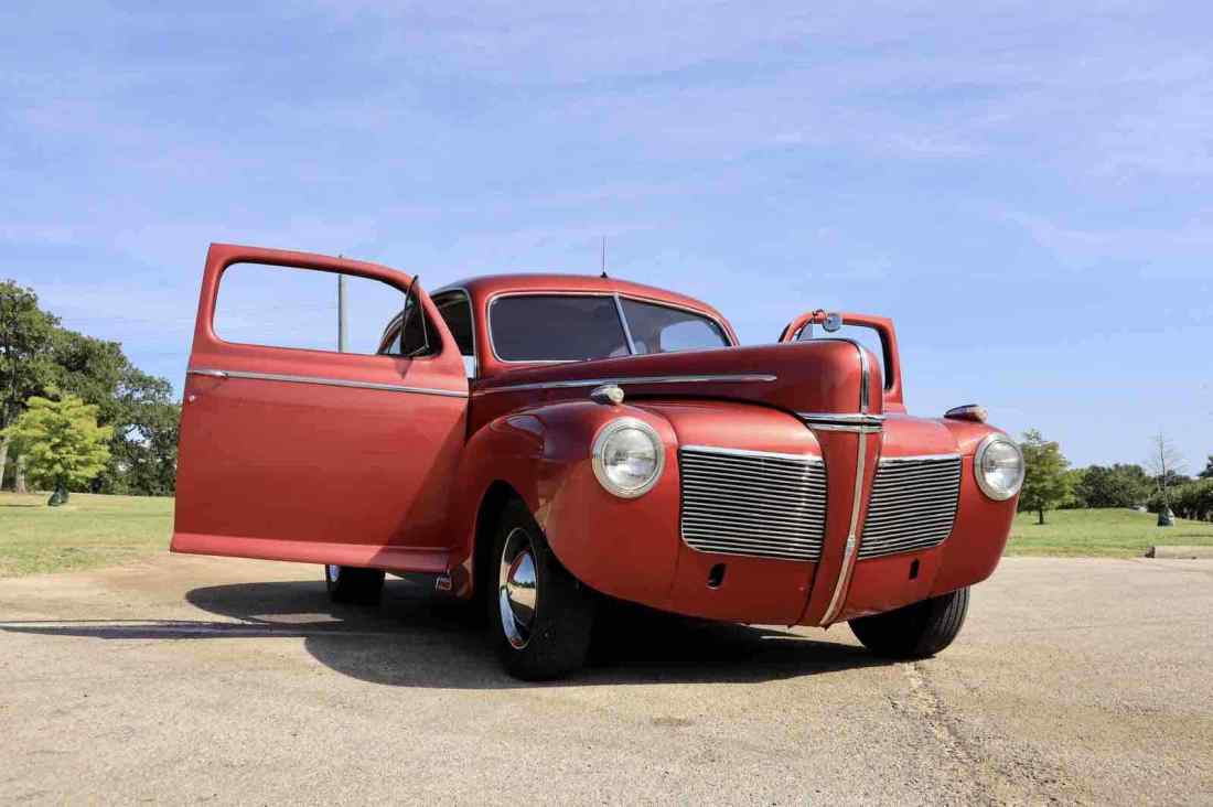 1941 Mercury Eight Sedan Red RWD Manual 1941 Mercury Eight