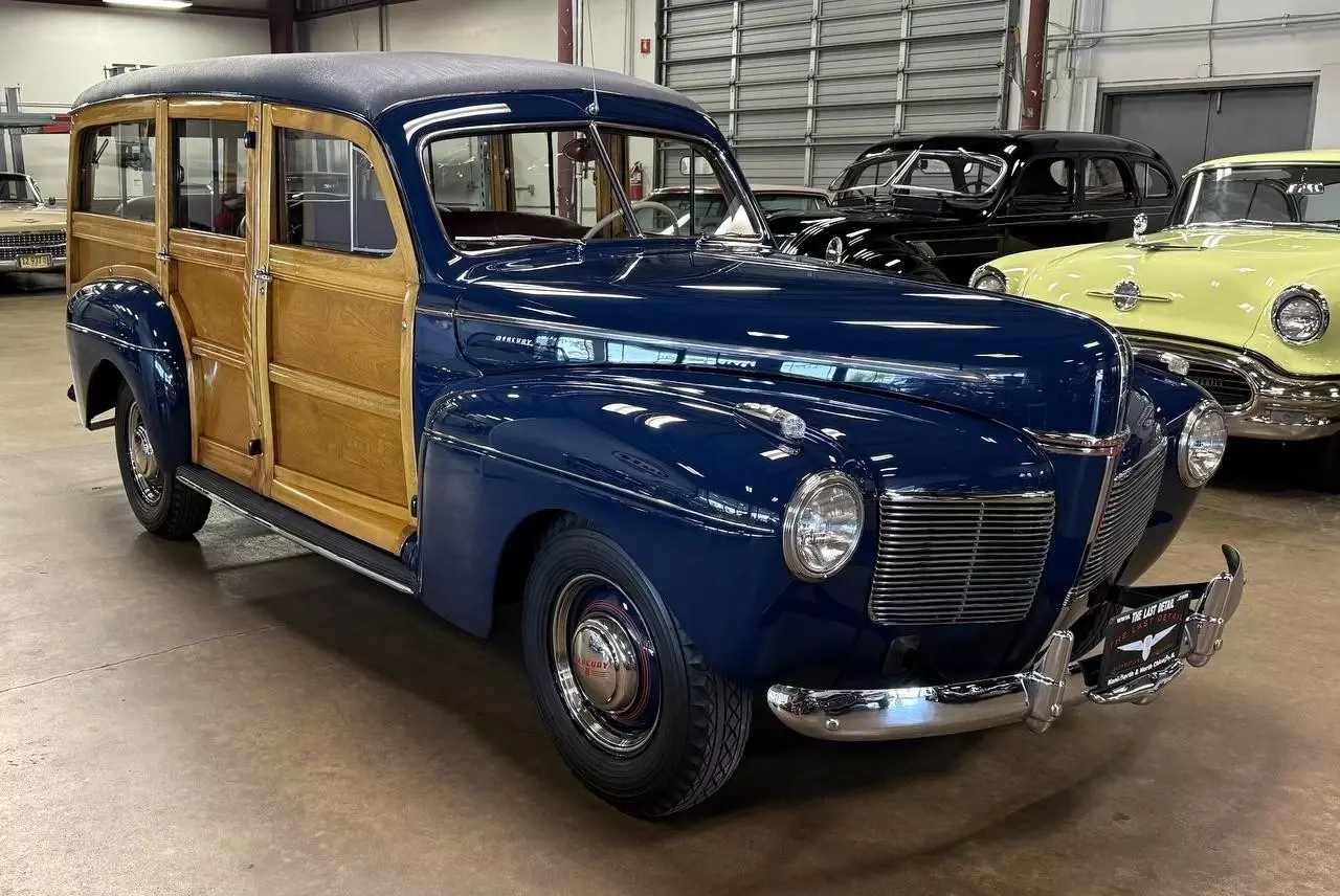 1941 Mercury Model 19A, Cayuga Blue with 92611 Miles available now! 1941 Mercury Model 19A Station Wagon