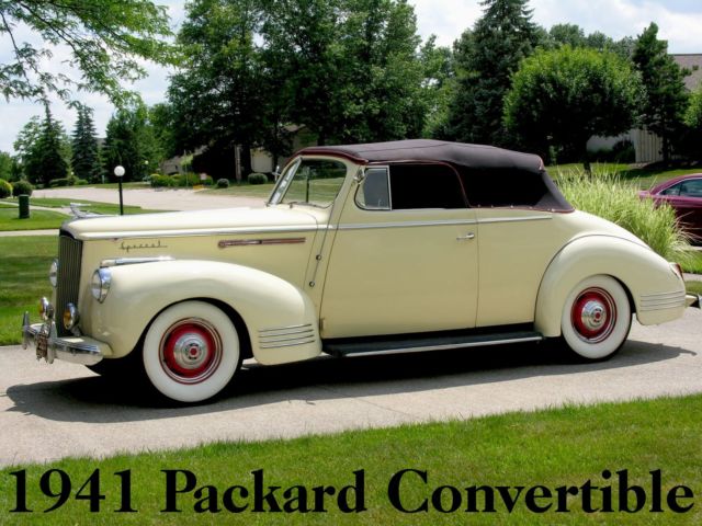 1941 Packard One-Ten Special Convertible (1489) 50K Miles