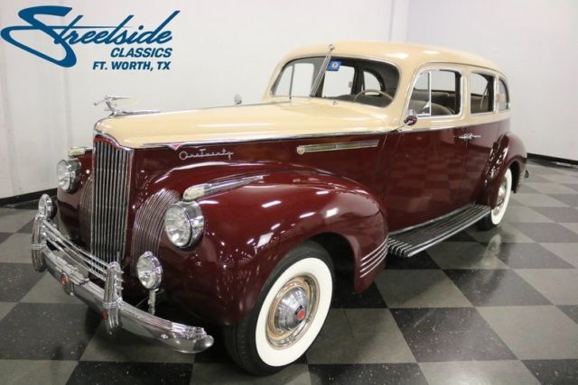 1941 Packard 120 Touring Sedan 10929 Miles Burgundy Sedan 282 CI Straight 8 3 Sp 1941 Packard 120 Touring Sedan