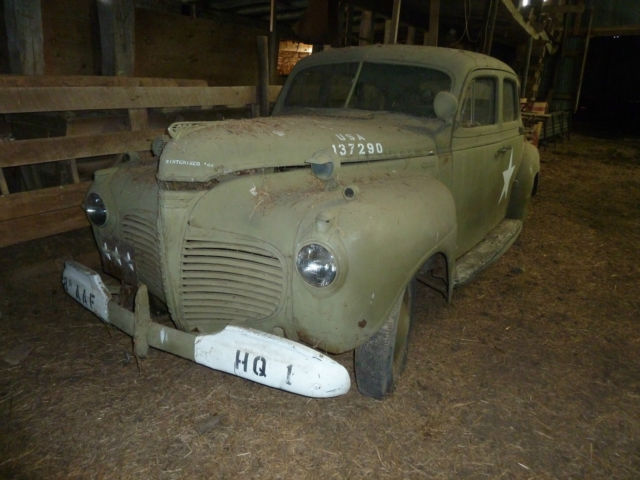 1941 Plymouth Army Staff Car in barn 1941 Plymouth Other