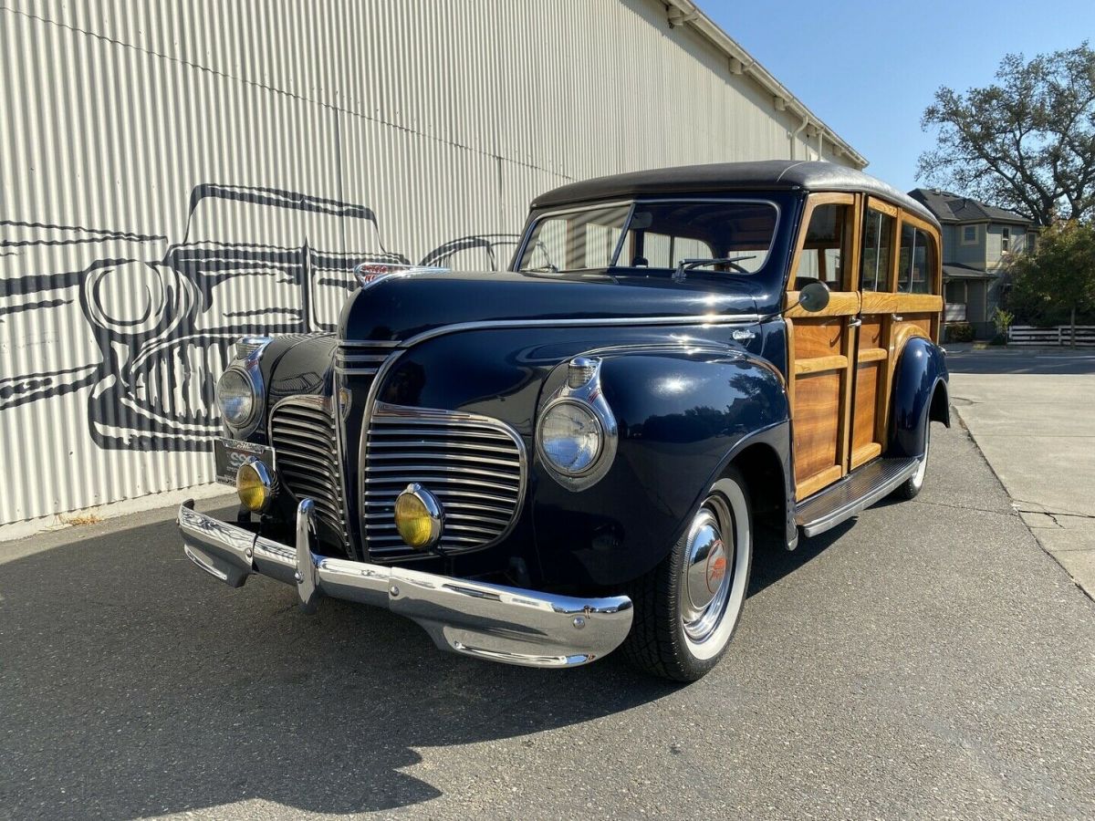 1941 Plymouth Special 10395 Miles Blue Woodie 1941 Plymouth Special