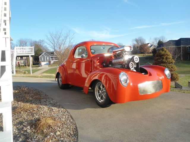 1941 Willy's Coupe Gasser, 383ci with b&m blower 1941 Willys 439