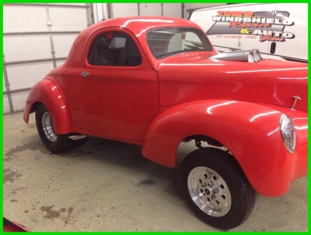1941 Willy's Coupe Gasser, Outlaw Body, 383ci V8, Turbo 400 Auto Transmission 1941 Willys Gasser Outlaw Body