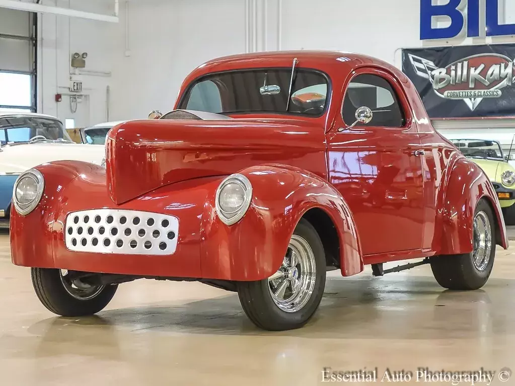 1941 Willy's custom 589 Miles Red 2D Coupe Not Specified 3 speed 350 trans au 1941 Willy's custom