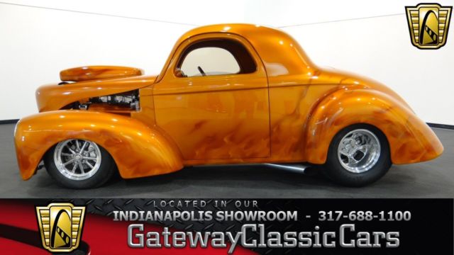 1941 Willys Coupe 18 Miles Orange Candy Metallic 2DR 468 CID V8 TH400 3-Spd Aut 1941 Willys
