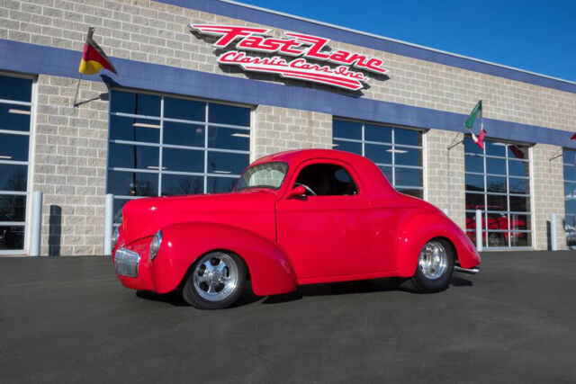 1941 Willys Coupe Ida Automotive Fiberglass Body Air Conditioning 4 Wheel Discs 1941 Willys Vintage Air A/C Bob Ida Body