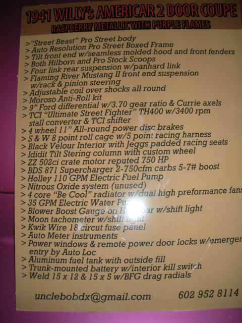 1941 Willys Americar 2 door coupe - photo 5
