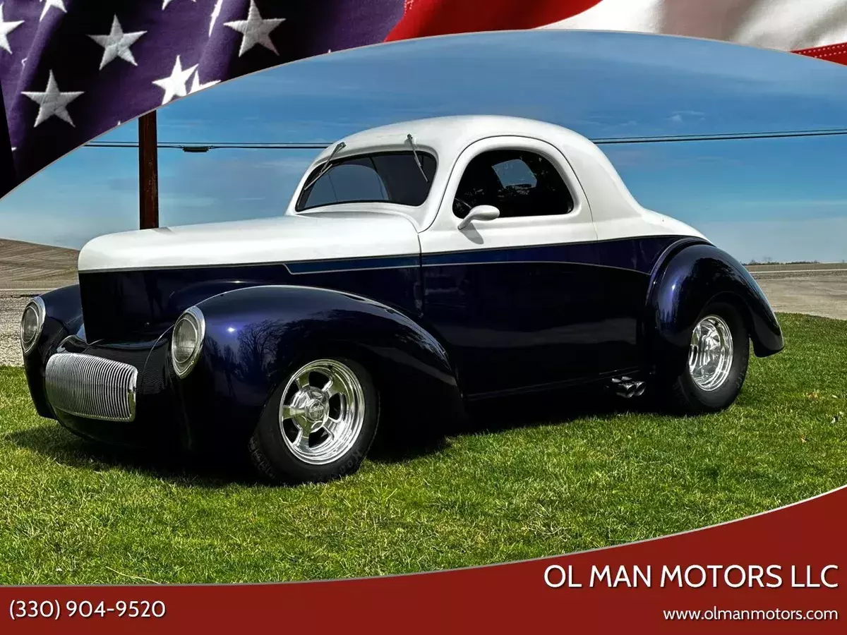 1941 Willys Coupe Street Rod, Classic Car, Hot Rod 2,859 Miles Indigo Blue Pearl 1941 Willys Coupe Street Rod, Classic Car, Hot Rod