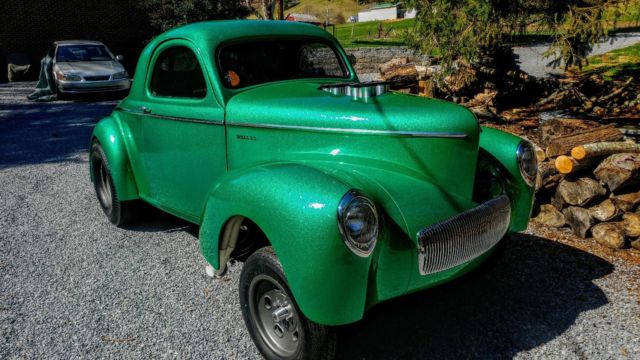1941 Willys Gasser 632 BIG BLOCK CHEVY. EFI HILBORN JERICO 850 FT. LB - photo 4