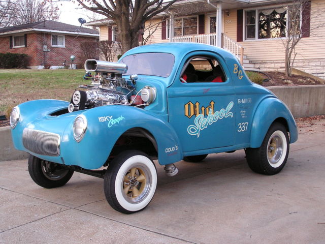 1941 Willys Gasser, Hot Rod, Street Rod, Pro-street, 1941 Willys