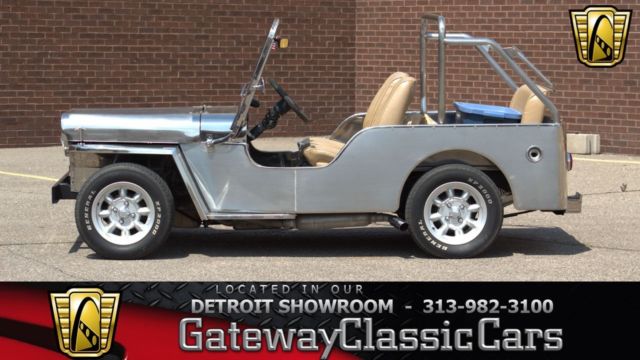 1941 Willys Jeep Custom 0 Stainless Steel SUV 2.8L V6 3 Speed Automatic 1941 Willys Jeep Custom