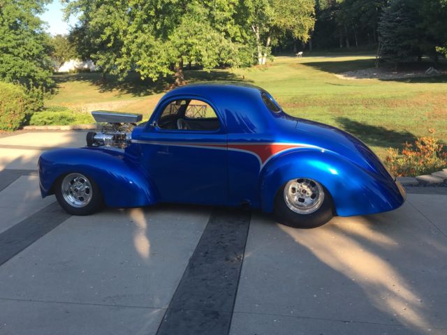 1941 willys pro street, street rod, hot rod, blown bbc, pro touring, sweet ride 1941 Willys coupe