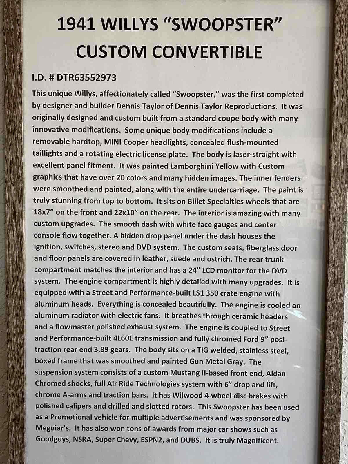 1941 Willys Swoopster Swoopster - photo 12