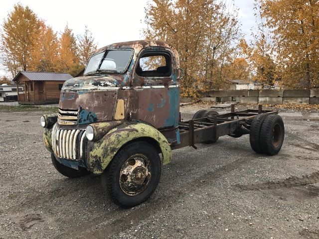 1942 Chevrolet COE Truck Cab Chassis 1941 1946 cabover rat rod patina snubnose 1942 Chevrolet Other COE