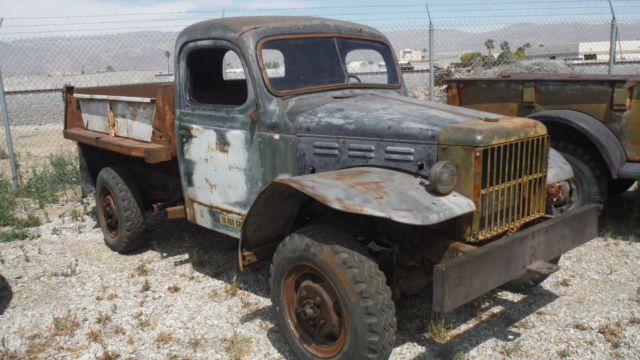 1942 DODGE POWER WAGON TRUCK, ¾ TON 4x4 w/dump bed, runs good, w/title 1942 Dodge Power Wagon