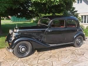1942 Mercedes Benz from Reich Stuttgart Factory WWII Germany All Original Patina 1942 Mercedes-Benz 170V 4 Suicide Doors