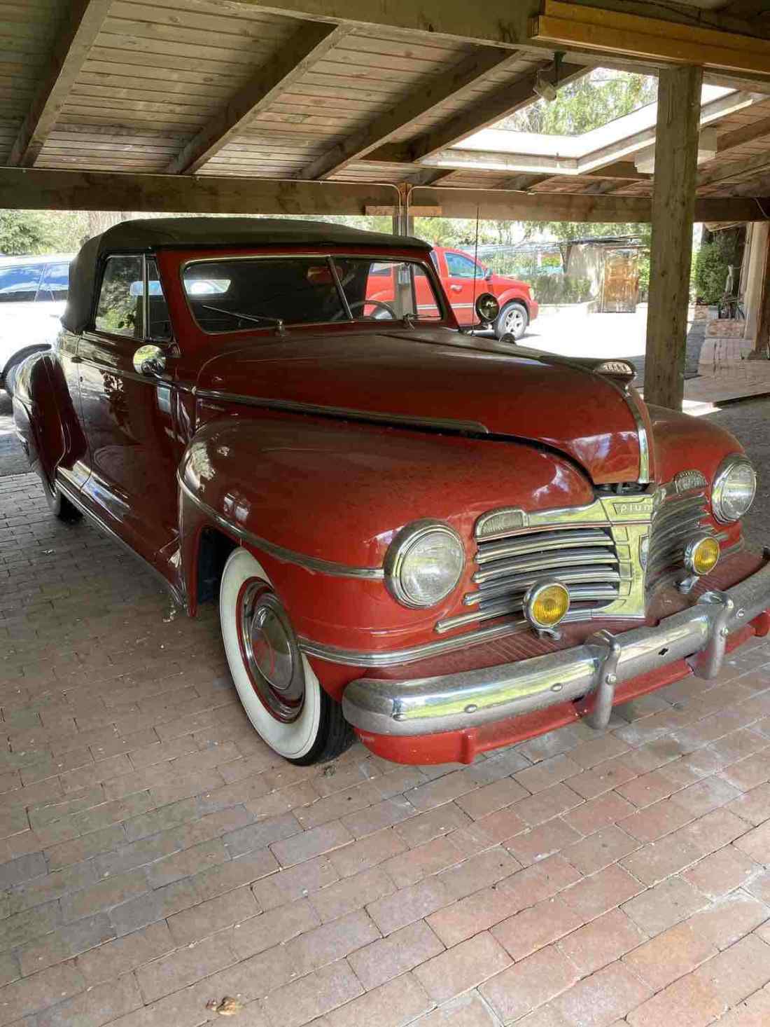 1942 Plymouth Special DeLuxe 2Door convertable Convertible Red RWD Manual red 1942 Plymouth Special DeLuxe 2Door convertable red
