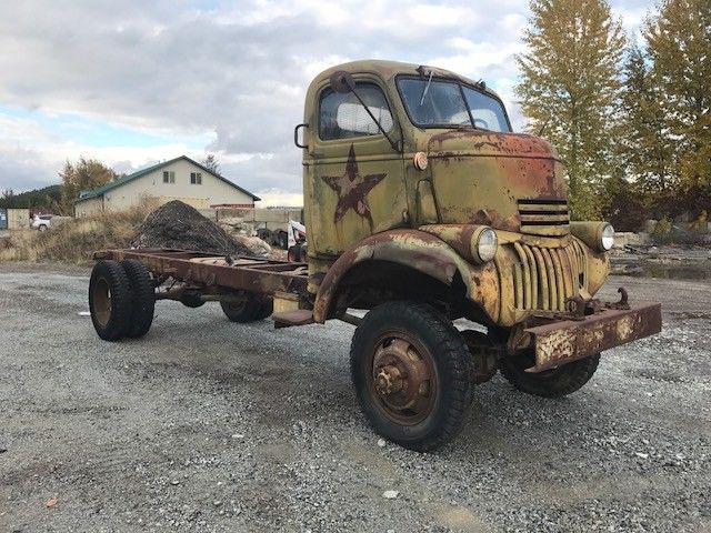 1943 Chevrolet G7123 4x4 Military COE cabover truck cab & chassis 4 wheel drive 1943 Chevrolet G7123 Military 4x4 COE