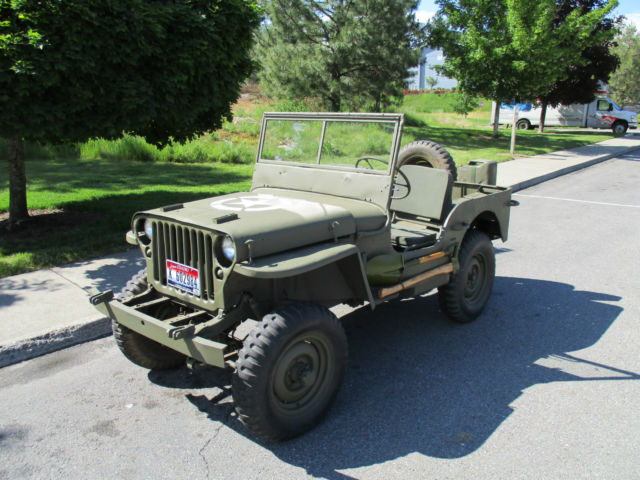 1943 Ford GPW Jeep Flat Fender 1943 Willys
