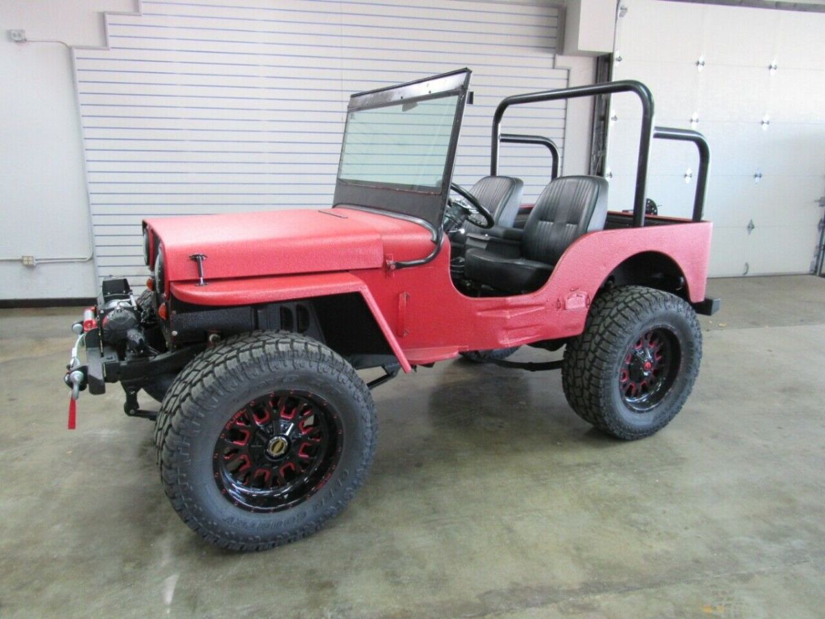 1943 Willys Jeep 559 Miles Red Select Manual 1943 Willys Jeep