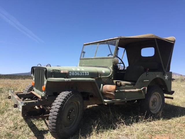 1944 Willys MB Jeep, diesel motor, 5 speed , 2 wheel drive, 35 miles per gallon 1944 Willys MB