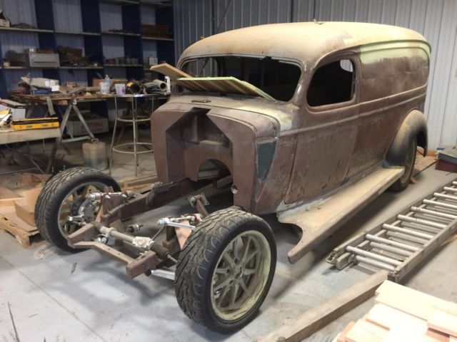 1946 Chevrolet Panel, Sectioned and Chopped 1946 Chevrolet Panel Truck