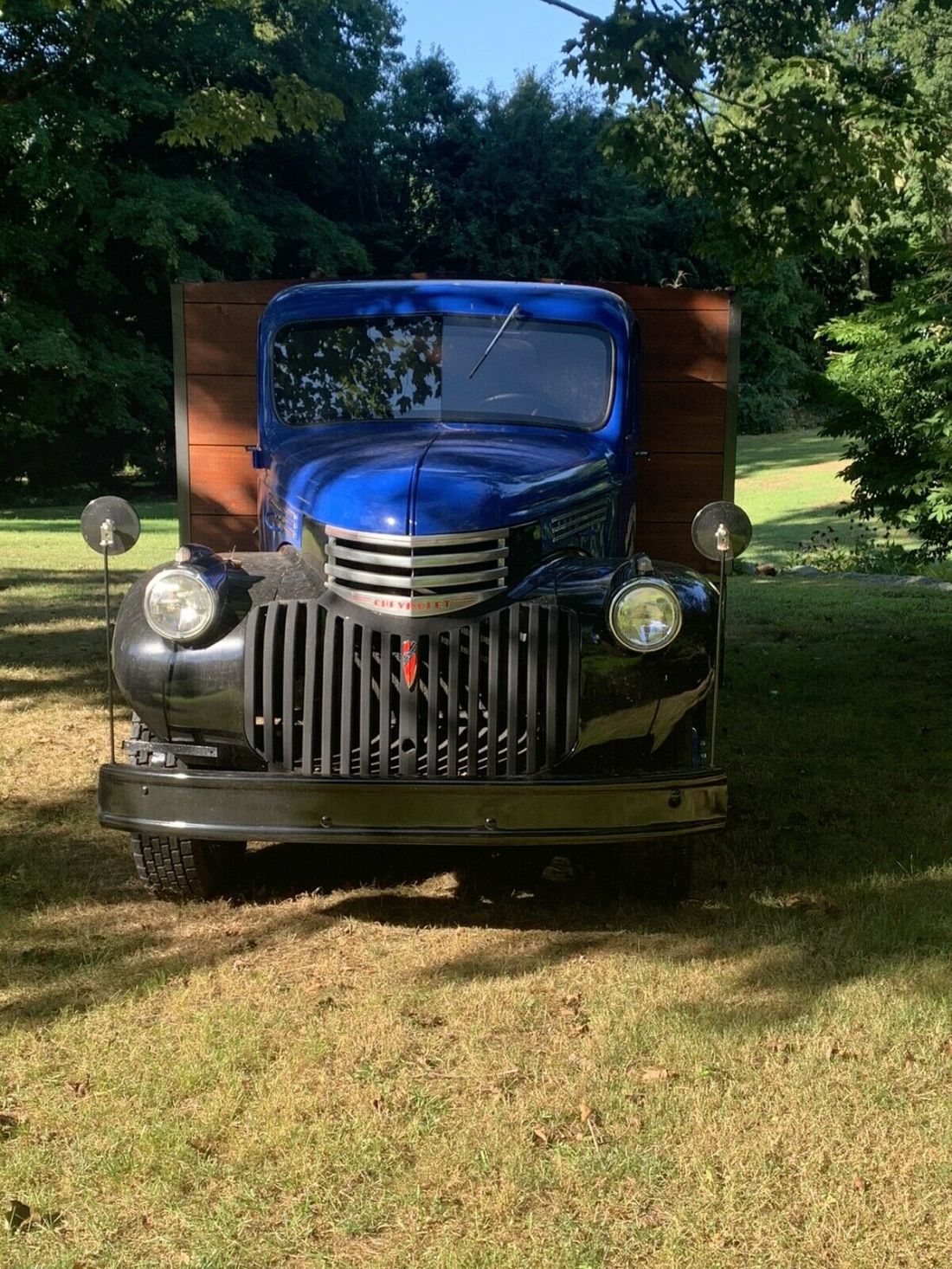 1946 Chevrolet ton and half Pickup Blue RWD Manual original 1946 Chevrolet ton and half original