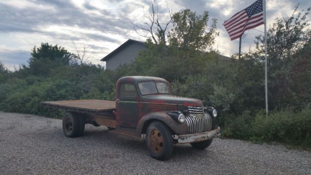 1946 Chevy truck pickup dually barn custom food rat rod coe chevrolet patina 1946 Chevrolet Other Pickups
