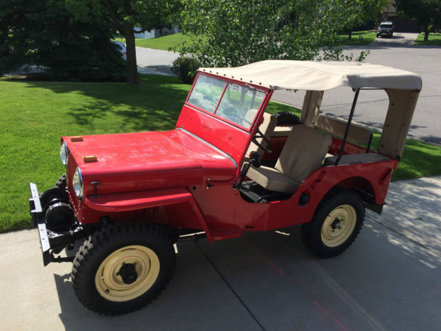 1946 CJ2A Jeep Willys Frame-off restoration 1946 Jeep CJ2A
