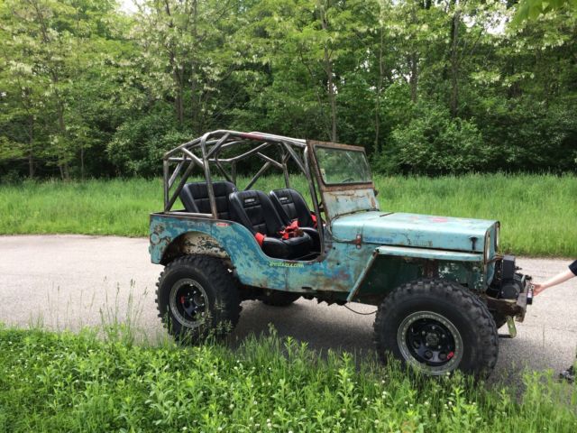 1946 cj2a Willys jeep rat rod 1946 Jeep CJ Cj2a