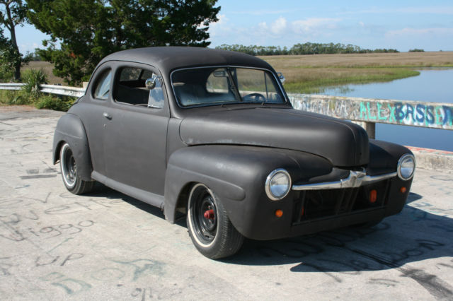 1946 FORD DELUXE COUPE CHEVY POWERED HOTROD RATROD 1946 Ford coupe hotrod ratrod