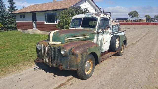 1946 Ford F1 Pickup Shop Truck Jailbar Flathead V8 Half Ton Barn Find NO RESERVE 1946 Ford Other Pickups