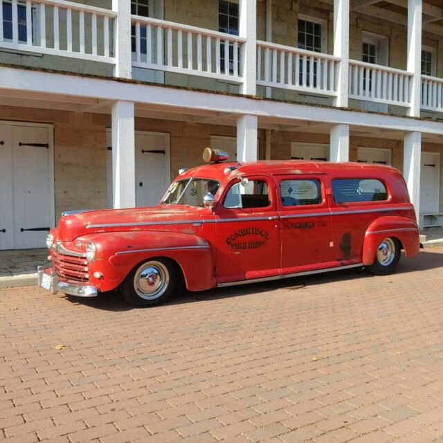 1946 Ford Siebert Ambulance hot rat street rod gasser RARE sedan delivery 47 48 1946 Ford Sedan Delivery Deluxe